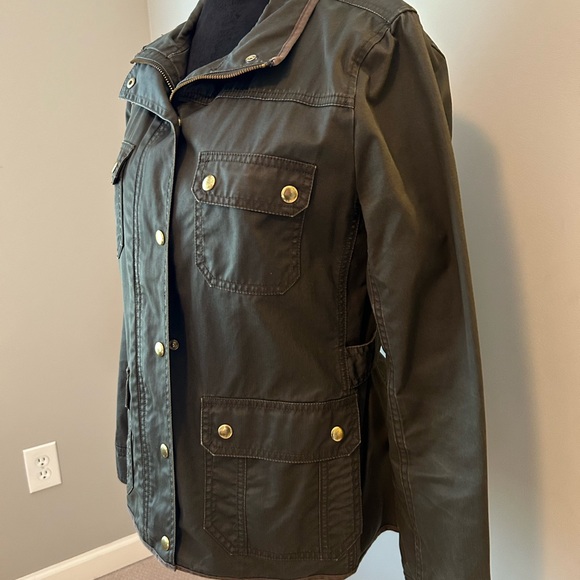 J. Crew Utility jacket. Resin coated twill field jacket. - Picture 5 of 14
